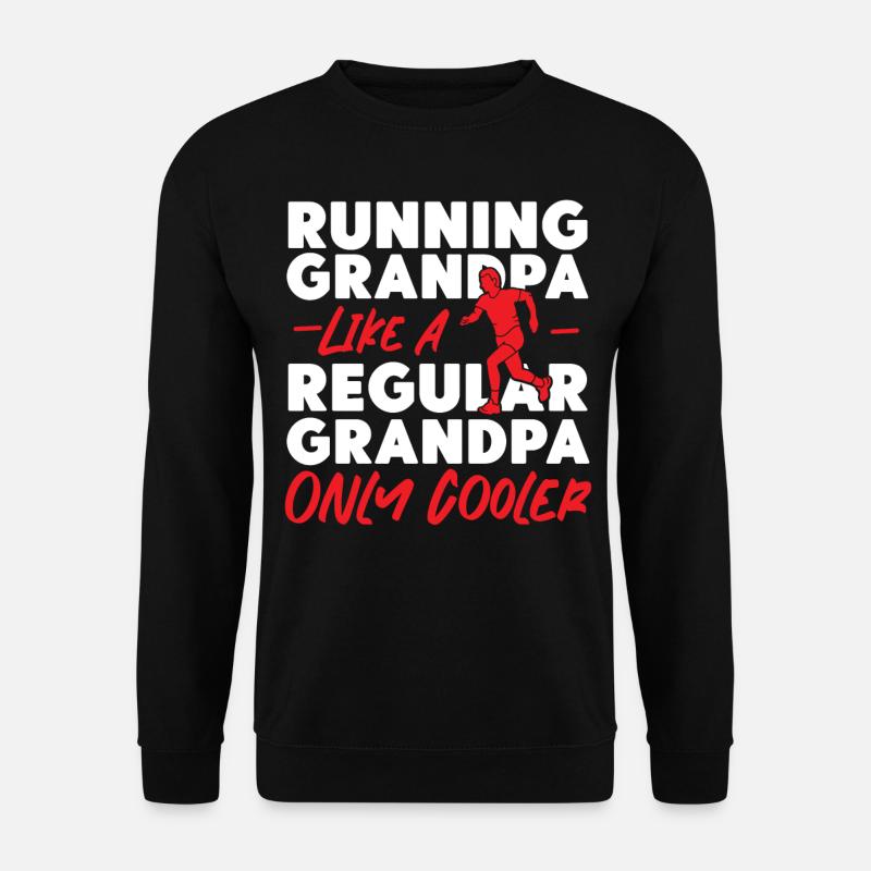 Running Runner Half Marathon - Unisex Pullover - Schwarz