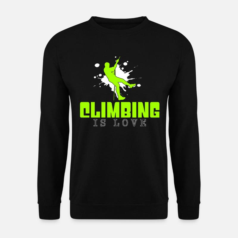 Climb - Unisex Sweatshirt - black