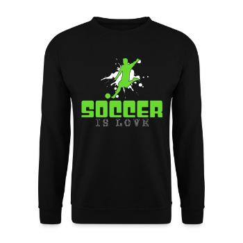 Football - Sweat-shirt Unisexe - noir - Devant - Alina (178cm) & Michal (187cm)