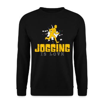Dicton de jogging - Sweat-shirt Unisexe - noir - Devant - Alina (178cm) & Michal (187cm)