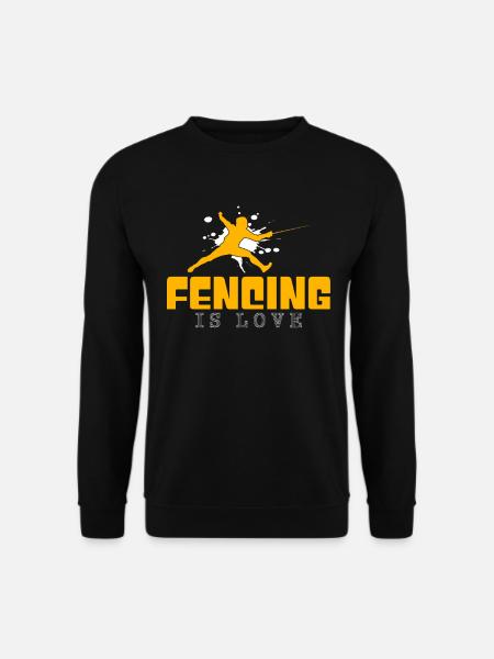 Fencing - Unisex Sweatshirt - black