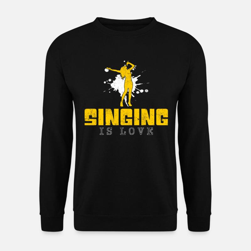 Singing Saying - Unisex Sweatshirt - black