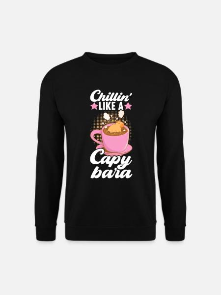 Capybara Wasserschwein - Unisex sweater - sort