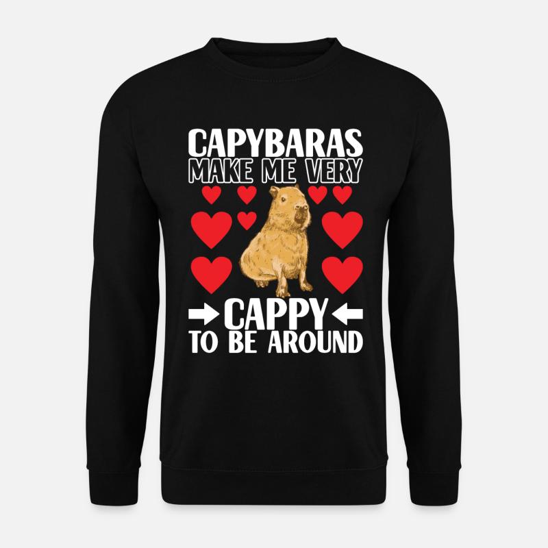 Capybara Wasserschwein - Sweat-shirt Unisexe - noir