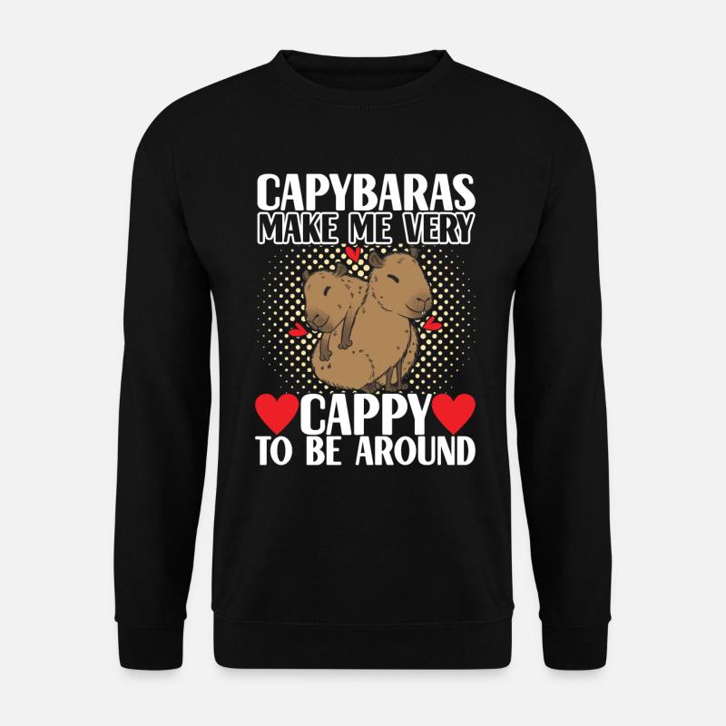 Capybara Wasserschwein - Sweat-shirt Unisexe - noir
