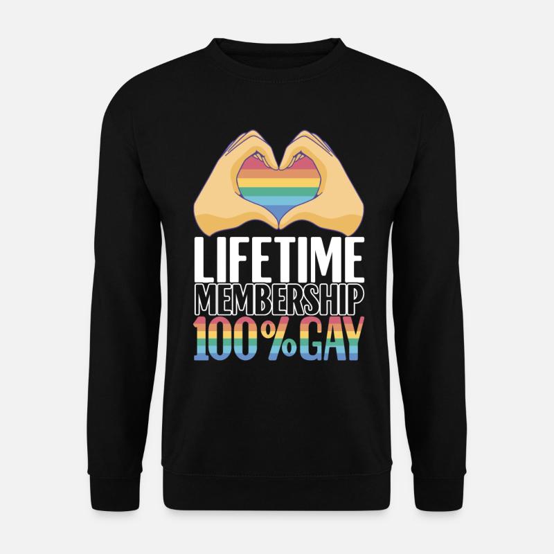 LGBTQ Gay Pride Schwul - Unisex Sweatshirt - black