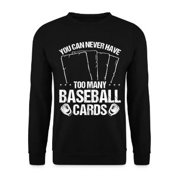 Collection de cartes de sport Collection de cartes de jeu de jeu - Sweat-shirt Unisexe - noir - Devant - Alina (178cm) & Michal (187cm)