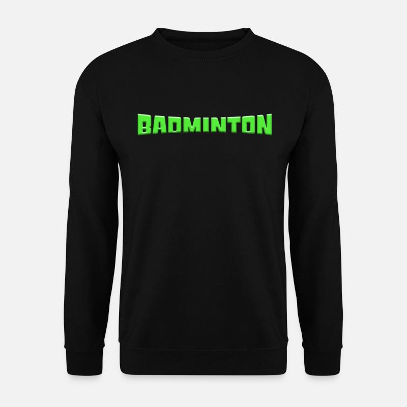 badminton - Sweat-shirt Unisexe - noir