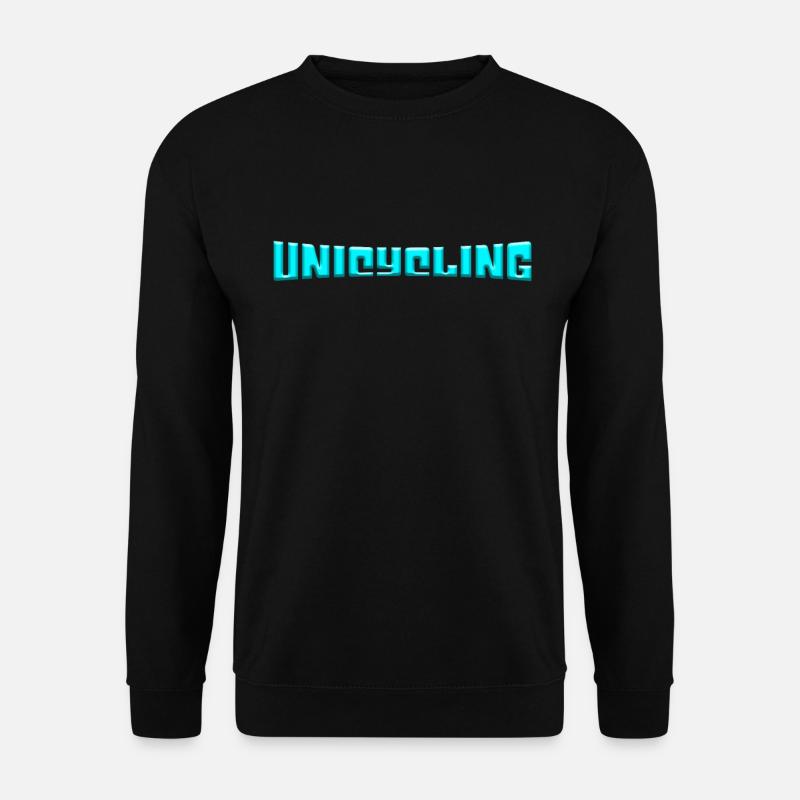 Einrad fahren - Unisex Pullover - Schwarz