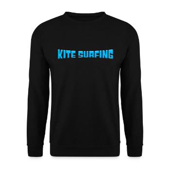 kite surfing - Unisex Sweatshirt - black - Front - Alina (178cm) & Michal (187cm)