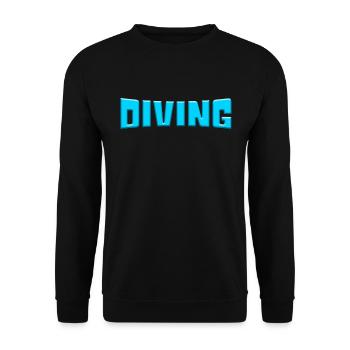 plonger - Sweat-shirt Unisexe - noir - Devant - Alina (178cm) & Michal (187cm)