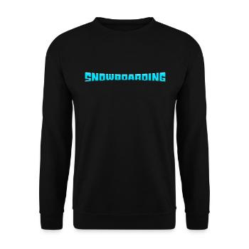 Snowboarding - Unisex Pullover - Schwarz - Vorne - Alina (178cm) & Michal (187cm)