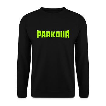Parkour - Sweat-shirt Unisexe - noir - Devant - Alina (178cm) & Michal (187cm)