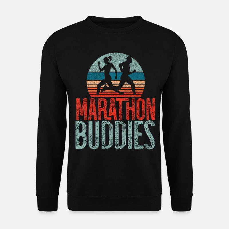 Running Runner Half Marathon - Unisex Sweatshirt - black