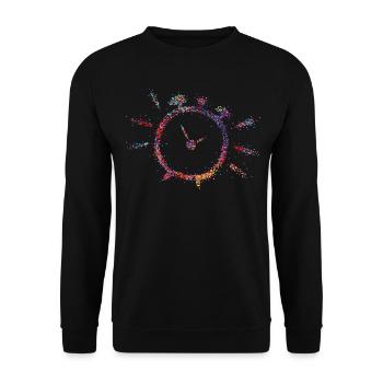 11h11 Carnaval Cologne Kölle Alaaf Confetti - Sweat-shirt Unisexe - noir - Devant - Alina (178cm) & Michal (187cm)