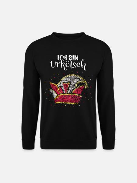 Kölscher Bruder Narrenkappe Karneval Köln - Unisex Pullover - Schwarz