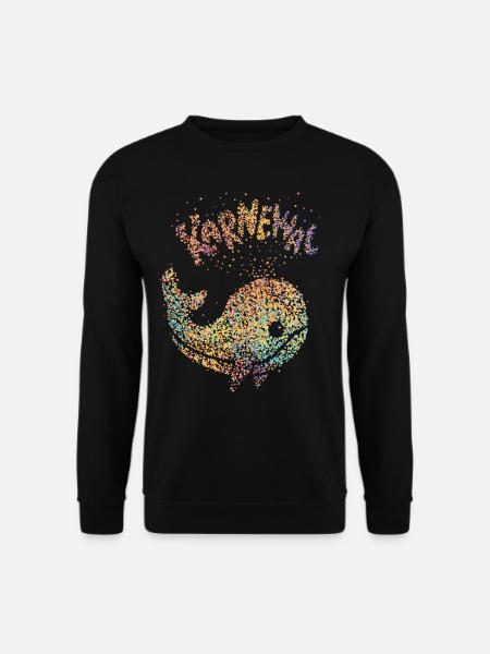 Karneval Fasching Konfetti Köln Konfetti Kölsch - Unisex Pullover - Schwarz