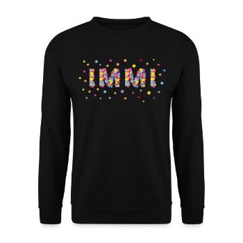 Karneval Köln Fasching Karnevalfan Kölner Kölnerin - Unisex Pullover - Schwarz - Vorne - Alina (178cm) & Michal (187cm)