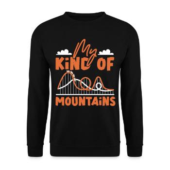Scooter Coaster My Kind Of - Unisex Sweatshirt - black - Front - Alina (178cm) & Michal (187cm)