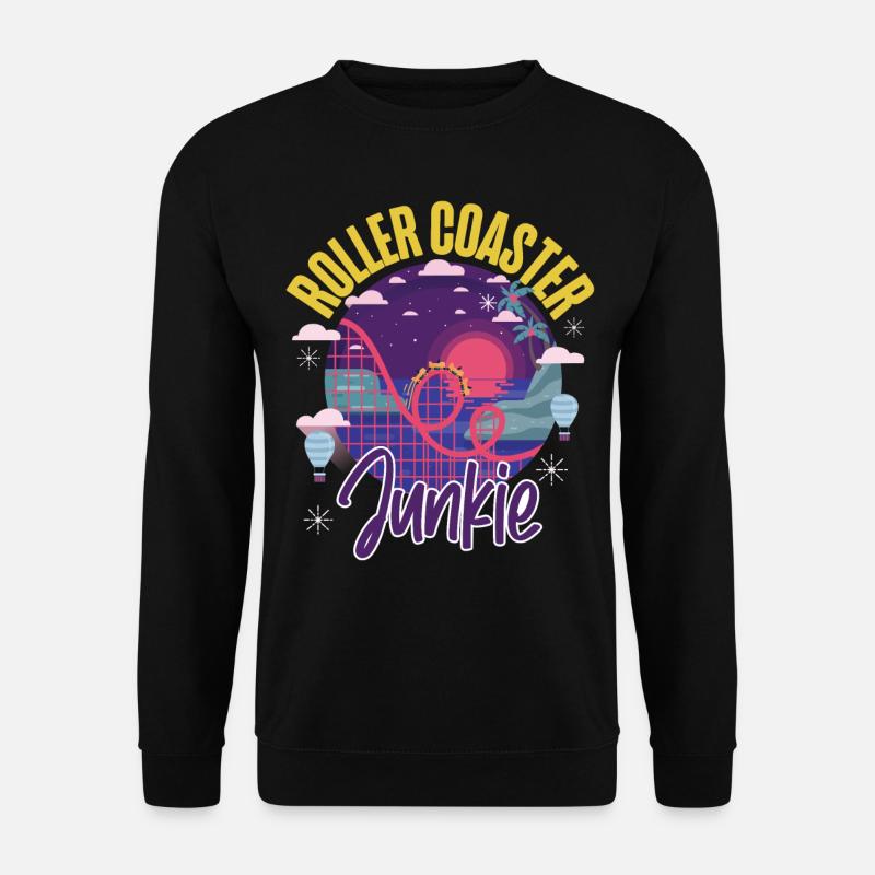 Roller Coaster Roller Coaster - Unisex Sweatshirt - black