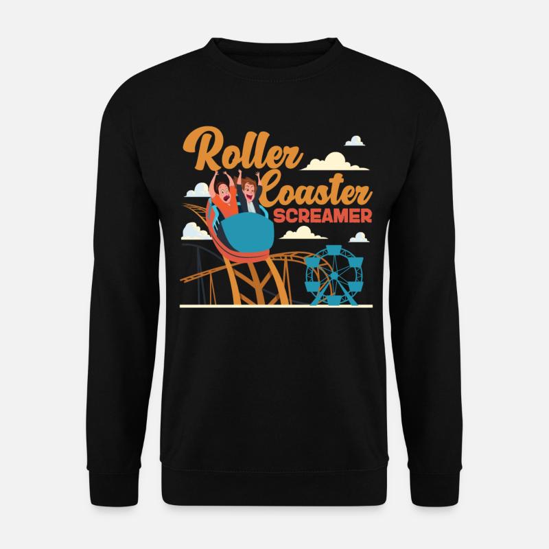 Roller Coaster Roller Coaster - Unisex Sweatshirt - black