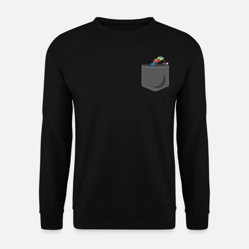 Scooter Coaster Pocket - Unisex Sweatshirt - black