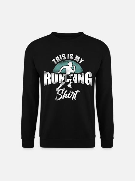 Running Runner Half Marathon - Unisex Pullover - Schwarz