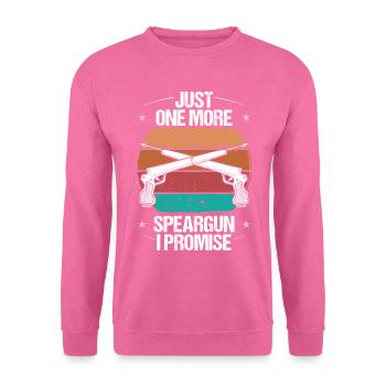 Spearfisher Just one more Speargun I promise - Unisex Pullover - Pink - Vorne
