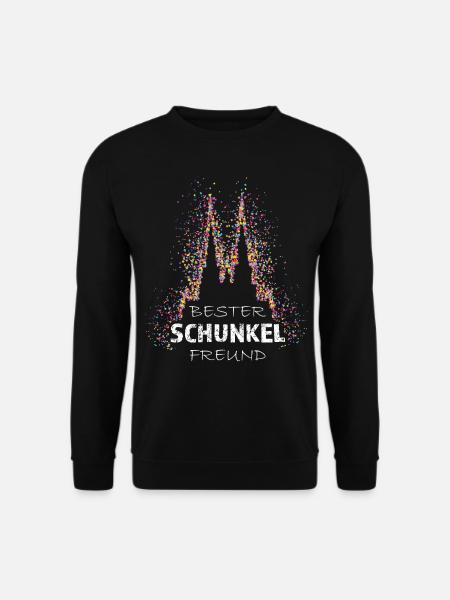 Kölner Dom Konfetti Kostümersatz Jeck Karneval - Unisex Pullover - Schwarz