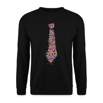 Tie Cologne Jeck Kölsch Carnaval Carnaval - Sweat-shirt Unisexe - noir - Devant - Alina (178cm) & Michal (187cm)