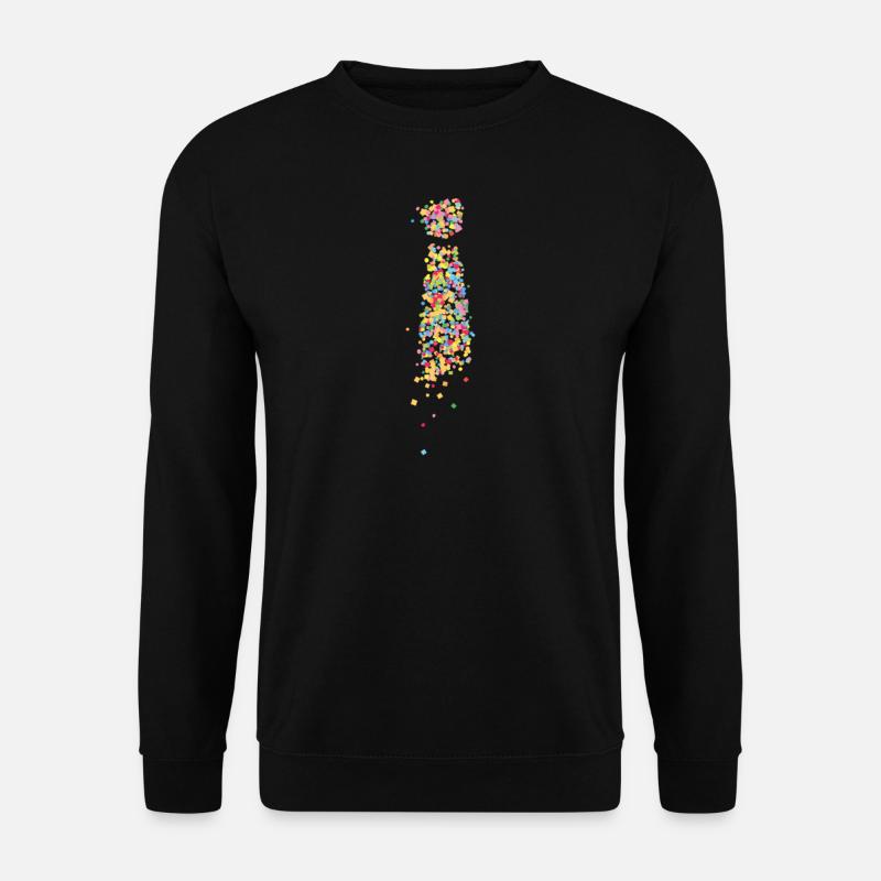 Tie Cologne Carnaval Carnaval Rose Lundi - Sweat-shirt Unisexe - noir
