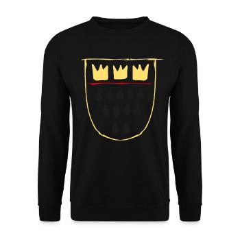 Remplacement des costumes Triumvirat Carnaval Carnaval Jeck - Sweat-shirt Unisexe - noir - Devant - Alina (178cm) & Michal (187cm)