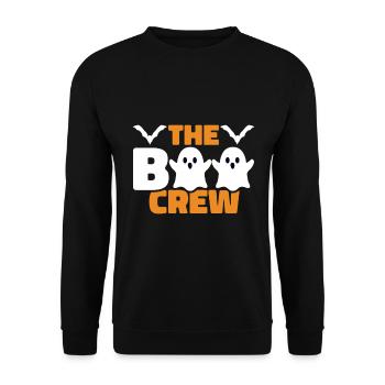 Scary halloween pumpkin witches zombie ghosts - Unisex Sweatshirt - black - Front - Alina (178cm) & Michal (187cm)