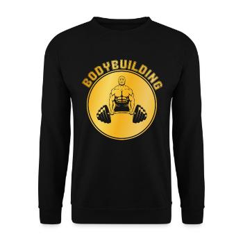 Culturisme - Sweat-shirt Unisexe - noir - Devant - Alina (178cm) & Michal (187cm)