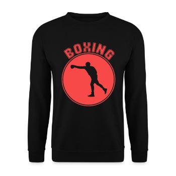 Boxe - Sweat-shirt Unisexe - noir - Devant - Alina (178cm) & Michal (187cm)