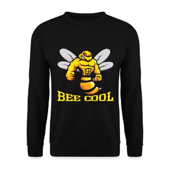 Bees honey bee beekeeper beekeeper gift - Unisex Sweatshirt - black - Front - Alina (178cm) & Michal (187cm)