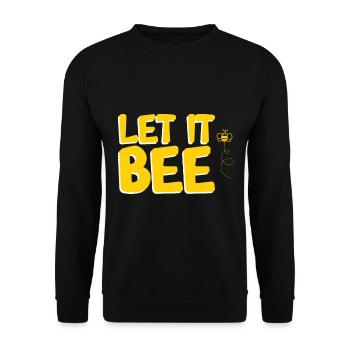 Bees honey bee beekeeper beekeeper gift - Unisex Sweatshirt - black - Front - Alina (178cm) & Michal (187cm)