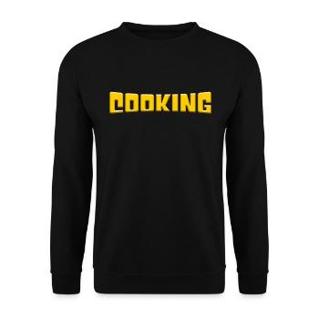 Kochen - Unisex Pullover - Schwarz - Vorne - Alina (178cm) & Michal (187cm)