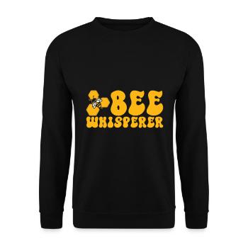 Bees honey bee beekeeper beekeeper gift - Unisex Sweatshirt - black - Front - Alina (178cm) & Michal (187cm)