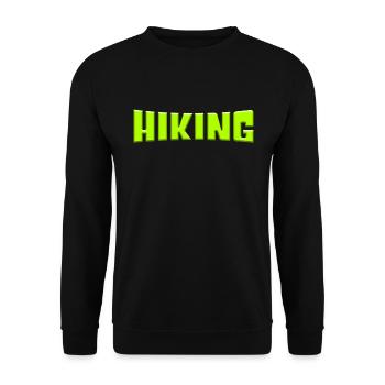 Wander - Unisex Sweatshirt - black - Front - Alina (178cm) & Michal (187cm)
