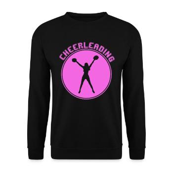 cheerleading - Sweat-shirt Unisexe - noir - Devant - Alina (178cm) & Michal (187cm)