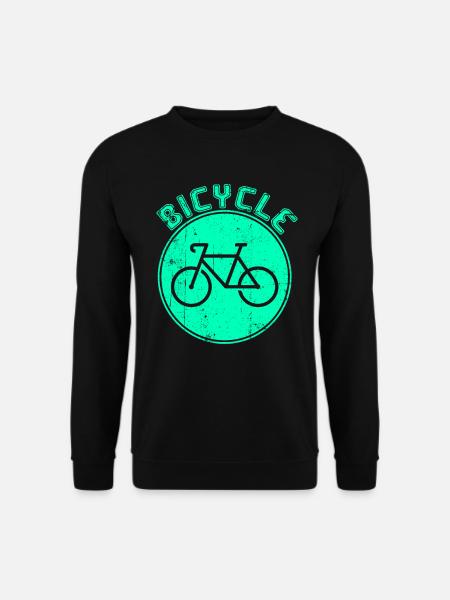 Fahrrad fahren - Unisex Pullover - Schwarz