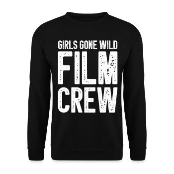 Girls Gone Wild Film Crew Fun Party Costume Funny - Unisex Sweatshirt - black - Front - Alina (178cm) & Michal (187cm)