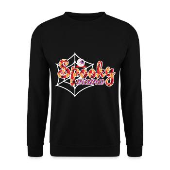 Spooky mama halloween citrouille sorcières fantômes - Sweat-shirt Unisexe - noir - Devant - Alina (178cm) & Michal (187cm)