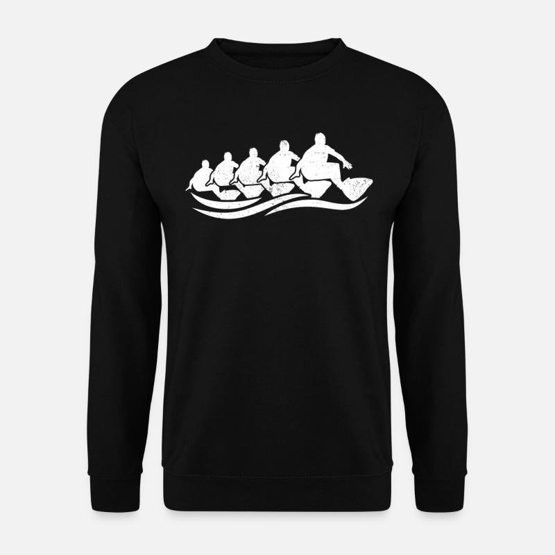 Surfing Group Retro Surfers - Unisex Sweatshirt - black