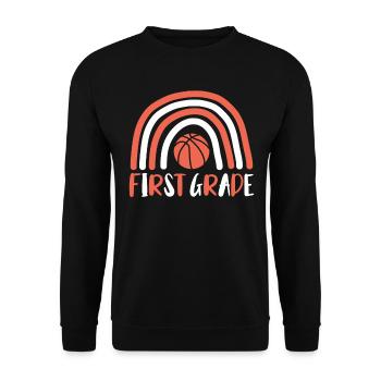 Dictons de basket-ball amusants pour les joueurs de basket-ball - Sweat-shirt Unisexe - noir - Devant - Alina (178cm) & Michal (187cm)