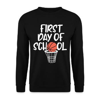 Dictons de basket-ball amusants pour les joueurs de basket-ball - Sweat-shirt Unisexe - noir - Devant - Alina (178cm) & Michal (187cm)