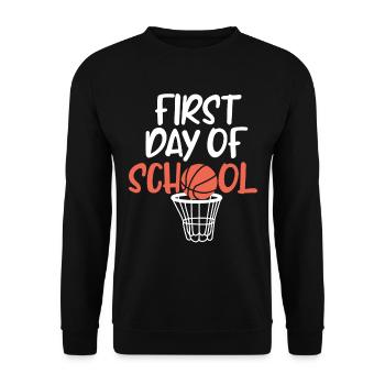 Dictons de basket-ball amusants pour les joueurs de basket-ball - Sweat-shirt Unisexe - noir - Devant - Alina (178cm) & Michal (187cm)