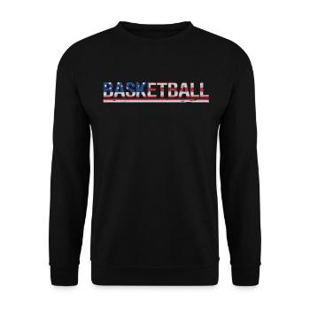 Dictons de basket-ball amusants pour les joueurs de basket-ball - Sweat-shirt Unisexe - noir - Devant - Alina (178cm) & Michal (187cm)