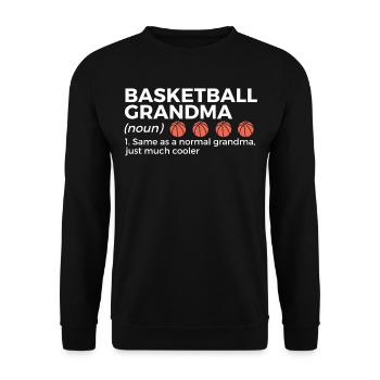 Dictons de basket-ball amusants pour les joueurs de basket-ball - Sweat-shirt Unisexe - noir - Devant - Alina (178cm) & Michal (187cm)